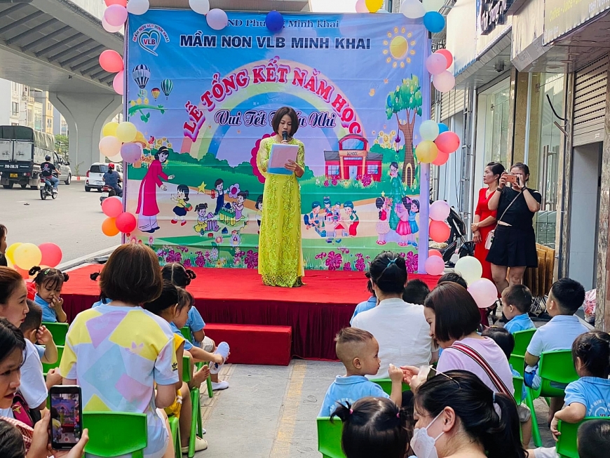 Mầm non VLB Minh Khai liên tục tuyển sinh với nhiều ưu đãi, phát triển toàn diện tài năng của trẻ