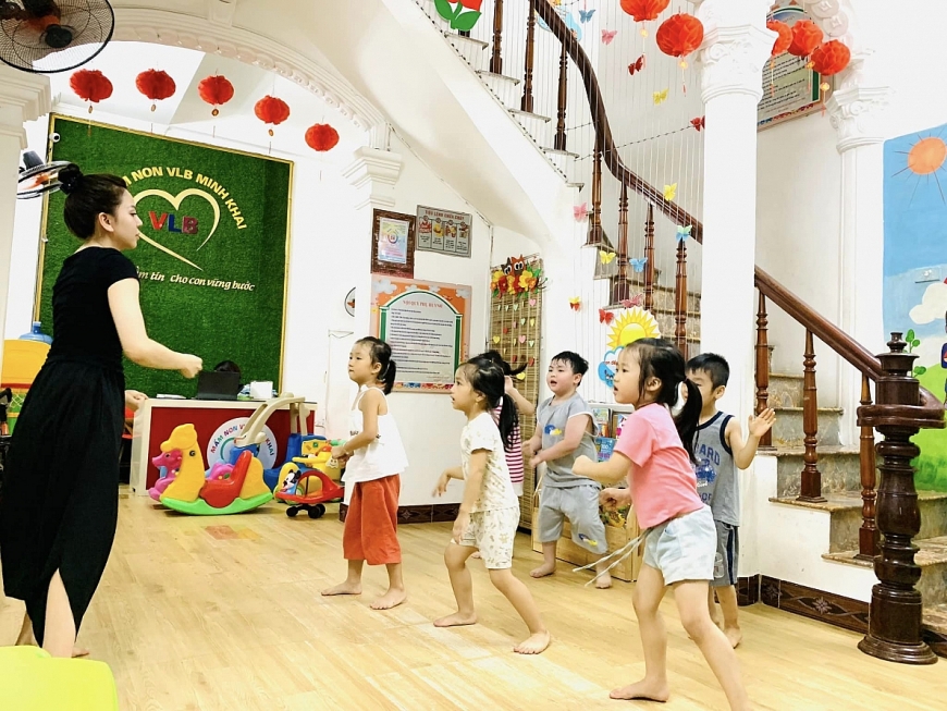 Mầm non VLB Minh Khai liên tục tuyển sinh với nhiều ưu đãi, phát triển toàn diện tài năng của trẻ