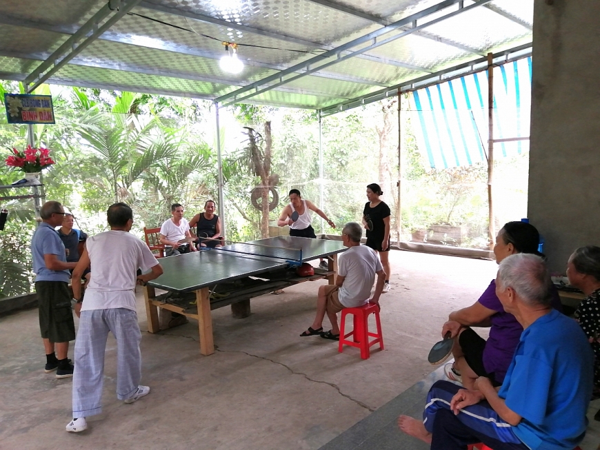 Cụ Chủ nhiệm Câu lạc bộ bóng bàn Bình Dân