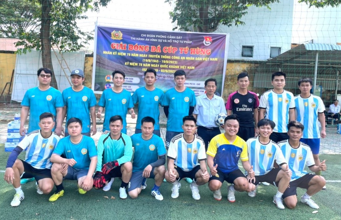 Công an tỉnh Bình Phước: Tổ chức giải bóng đá tranh Cúp Tứ hùng 2023