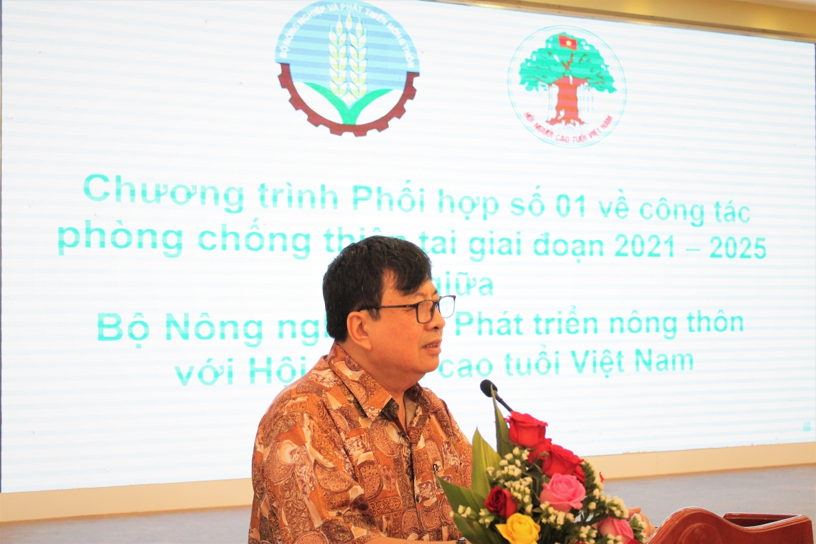 Ông Nguyễn Văn Chính phát biểu