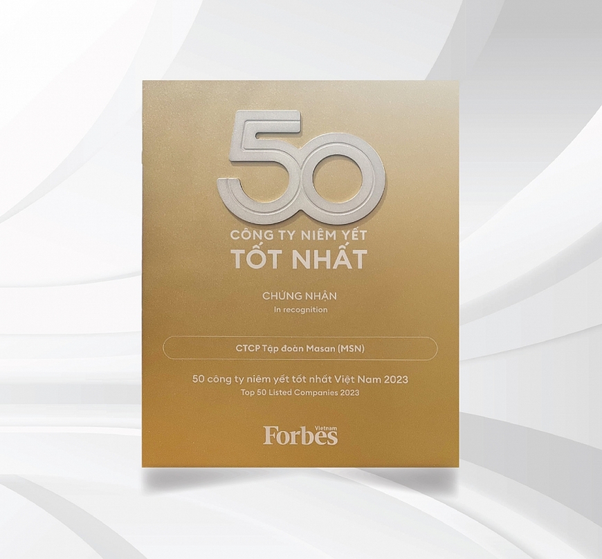 Masan được vinh danh Top 50 công ty niêm yết tốt nhất