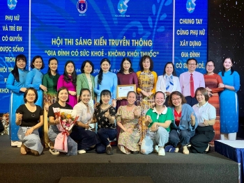 Hội Phụ nữ Việt Nam với “Gia đình có sức khỏe - Không khói thuốc”