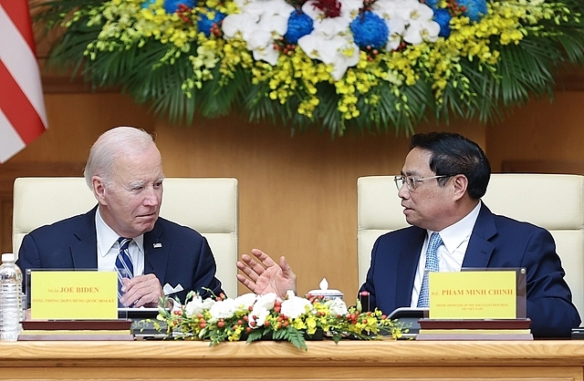 Thủ tướng Phạm Minh Chính và Tổng thống Hoa Kỳ Joe Biden tham dự Hội nghị cấp cao Việt Nam - Hoa Kỳ về đầu tư và đổi mới sáng tạo