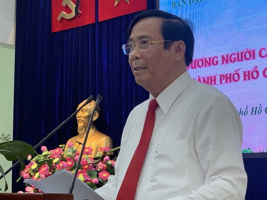 Chủ tịch Nguyễn Thanh Bình phát biểu tại Hội nghị