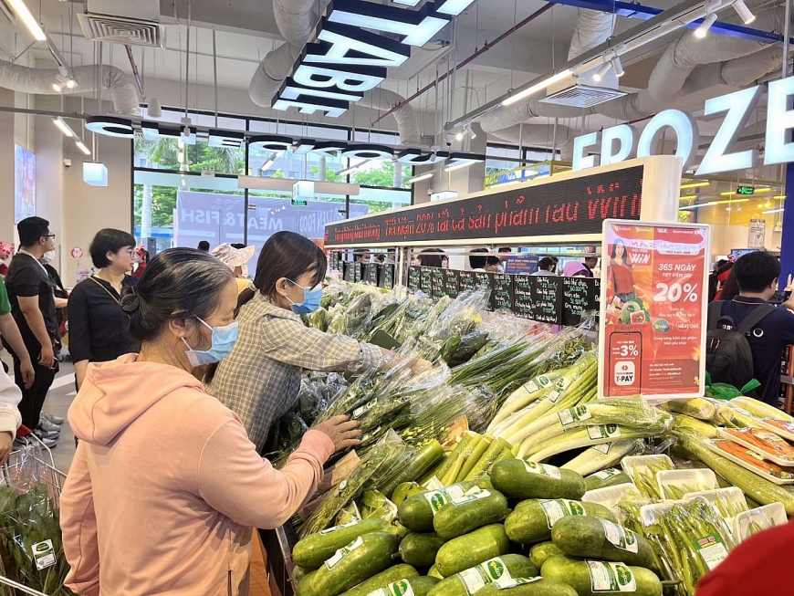 Khu vực rau củ phong phú chủng loại và rất tươi ngon tại WinMart