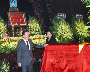 Lễ tang Thượng tướng Nguyễn Chí Vịnh, nguyên Thứ trưởng Bộ Quốc phòng