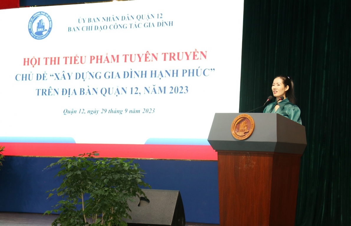 Quận 12, TP Hồ Chí Minh: Chung kết Hội thi tiểu phẩm tuyên truyền 