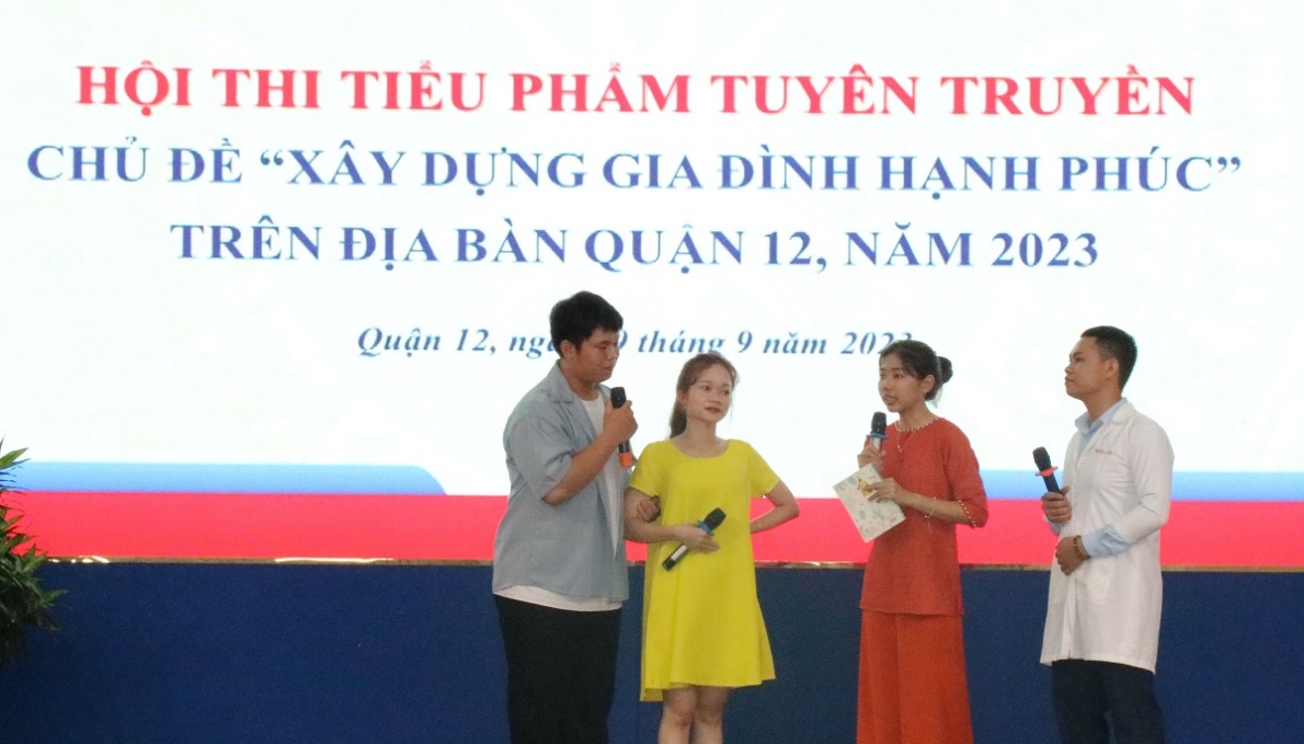 Quận 12, TP Hồ Chí Minh: Chung kết Hội thi tiểu phẩm tuyên truyền 