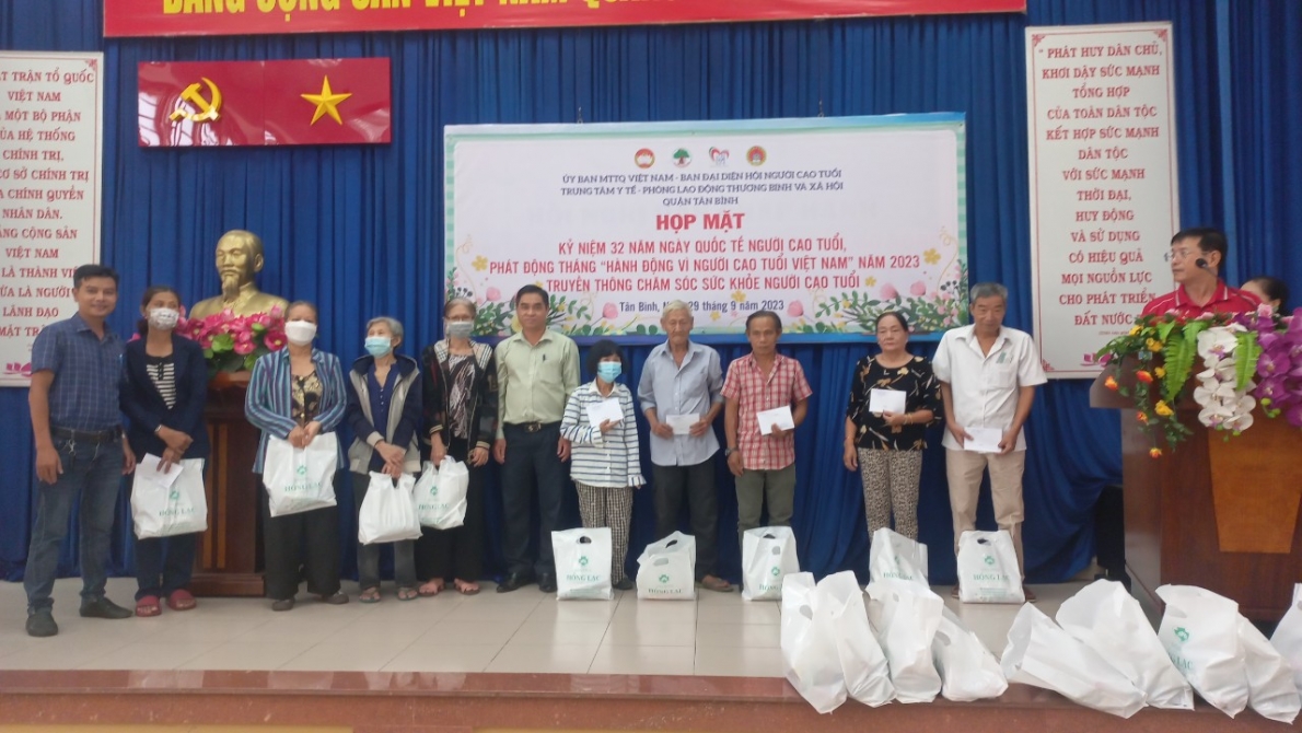 Ban đại diện Hội NCT quận Tân Bình phát động Tháng hành động vì NCT Việt Nam năm 2023