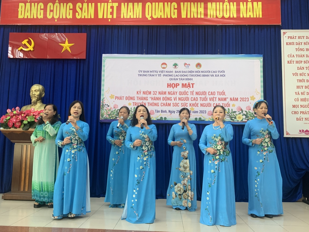 Ban đại diện Hội NCT quận Tân Bình phát động Tháng hành động vì NCT Việt Nam năm 2023