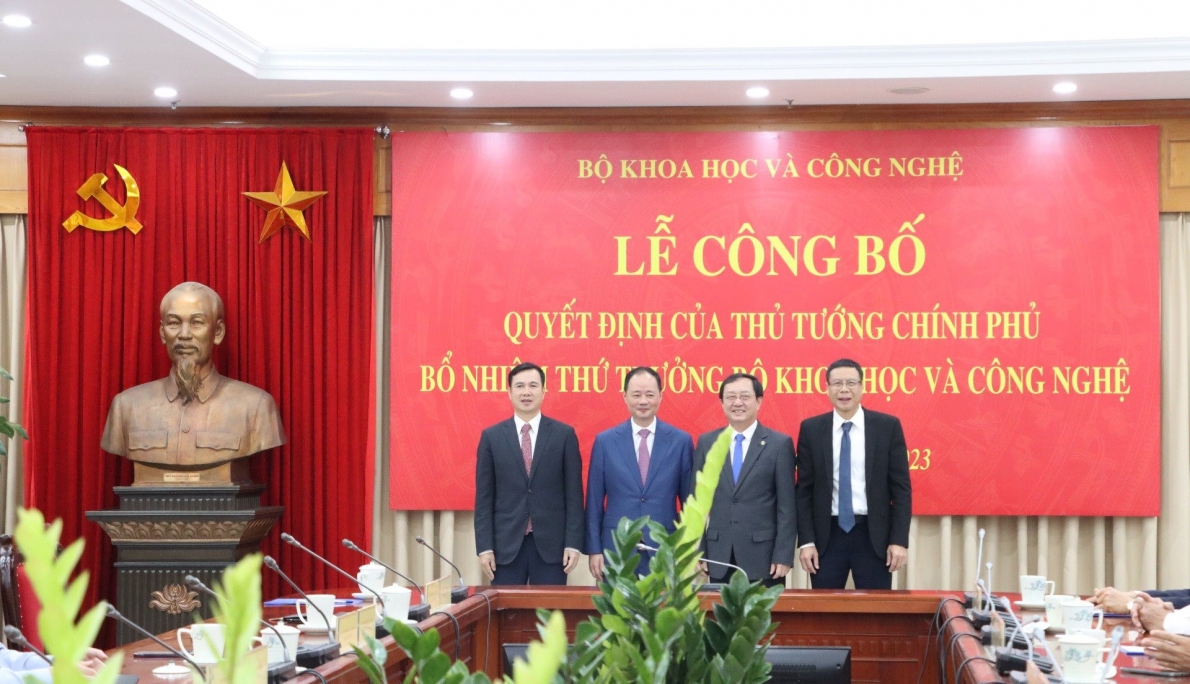 Công bố Quyết định về việc bổ nhiệm GS.TS Trần Hồng Thái giữ chức Thứ trưởng Bộ KH&CN