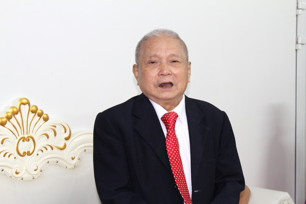 Cụ Phạm Chí Tâm cảm ơn Trung ương Hội, TP Hà Nội và quận Cụ Phạm Chí Tâm cảm ơn Trung ương Hội, TP Hà Nội và quận