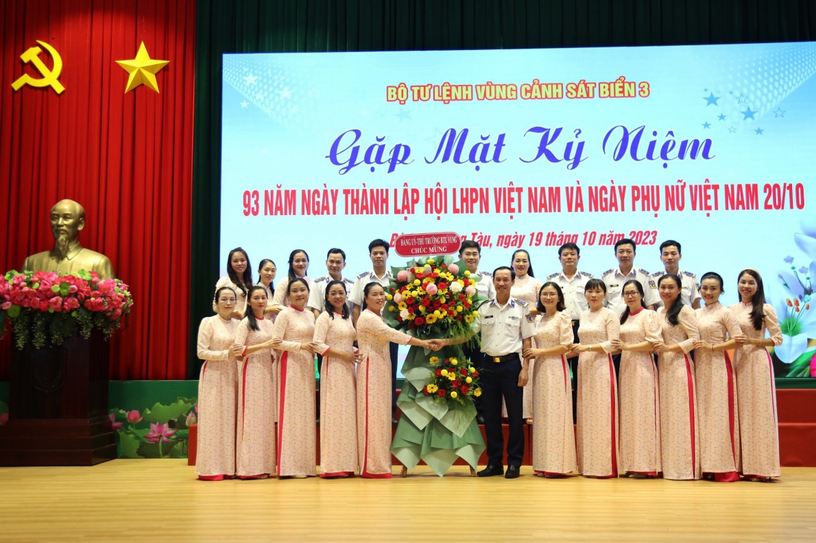Bộ Tư lệnh Vùng Cảnh sát Biển 3: Nhiều hoạt động chào mừng Ngày Phụ nữ Việt Nam (20/10)
