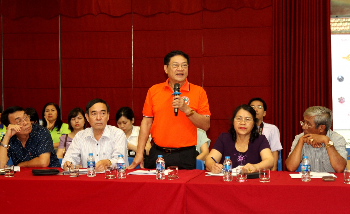 Đại biểu tỉnh Quảng Bình phát biểu