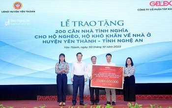 Huyện Yên Thành, tỉnh Nghệ An: Tích cực vận động, xây dựng nhà tình nghĩa cho hộ nghèo