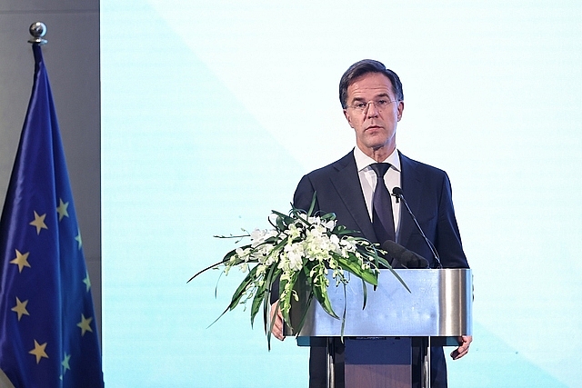 Thủ tướng Hà Lan Mark Rutte cho rằng, Việt Nam đã đạt được tốc độ tăng trưởng kinh tế thần kỳ và rất ít người tưởng tượng được rằng Việt Nam lại có thể biến những điều như vậy thành hiện thực - Ảnh: VGP/Nhật Bắc
