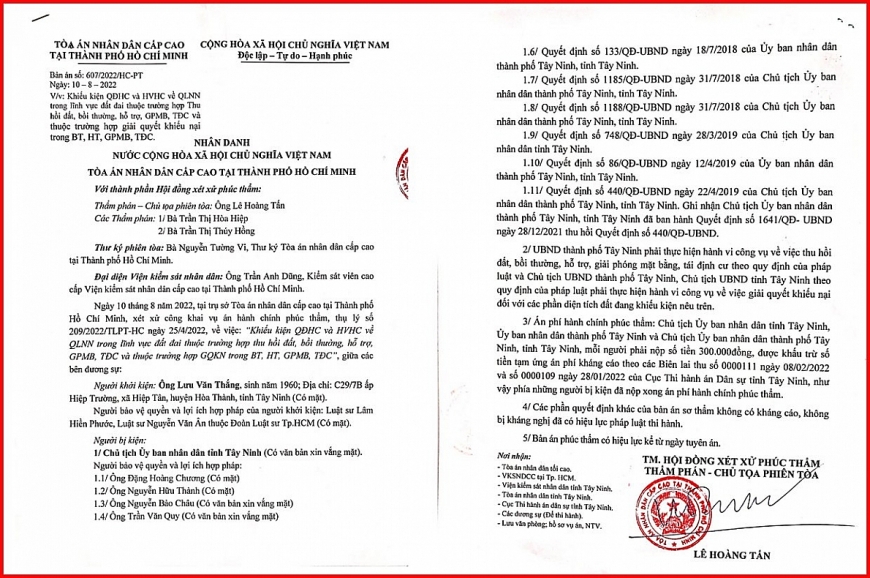 Thắng kiện nhưng gia đình người cao tuổi vẫn chưa được thi hành án