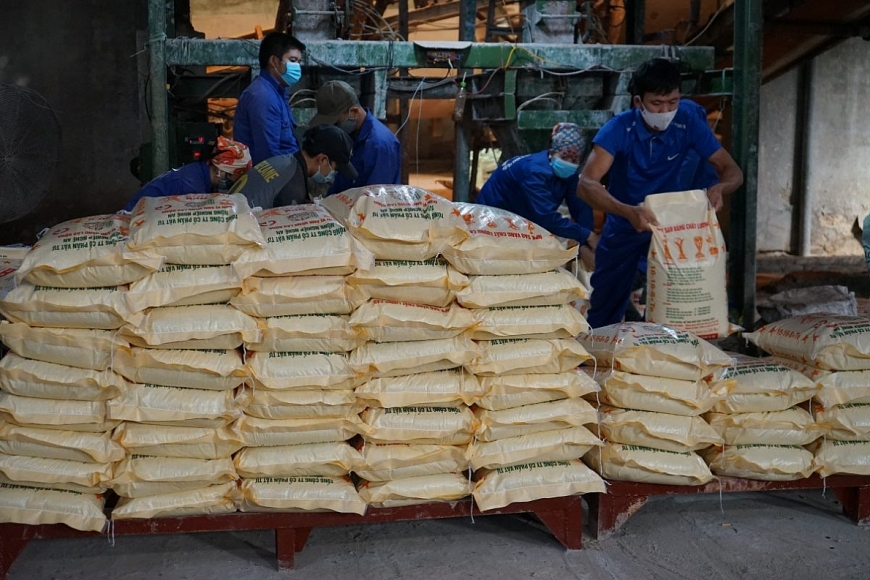 Dây chuyên sản xuất phân bón NPK cao cấp công ty CP lương thực VTNN Nghệ An