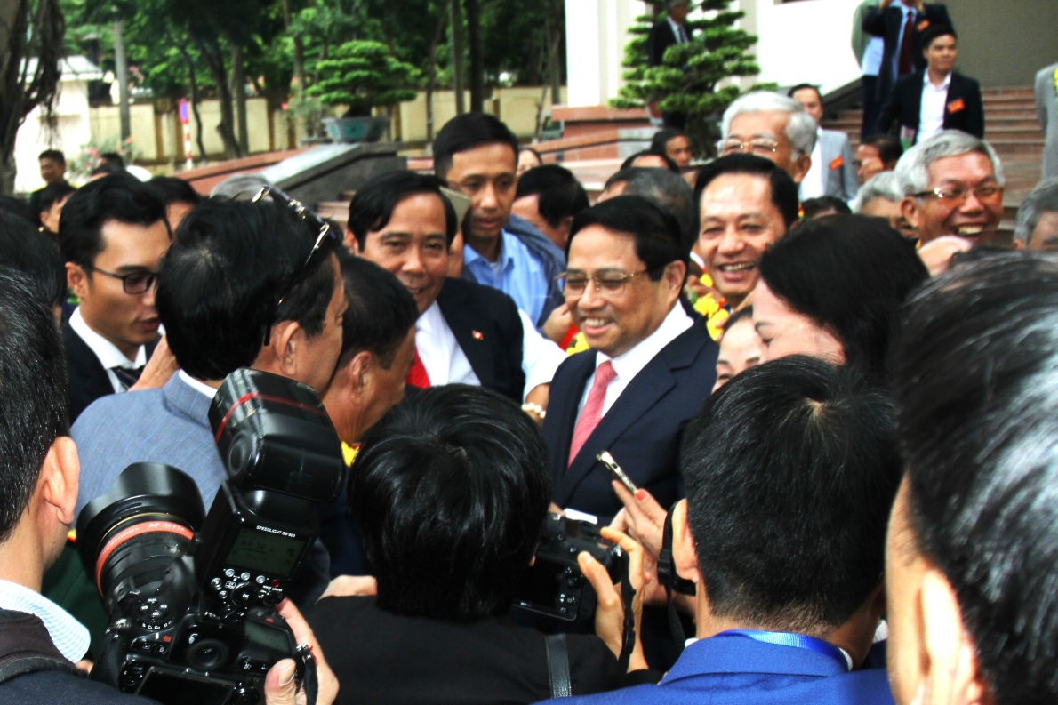 Thủ tướng Phạm Minh Chính với các đại biểu