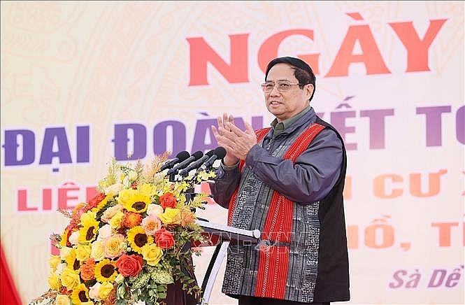 Thủ tướng Phạm Minh Chính phát biểu tại ngày hội.