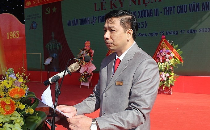 Trường THPT Chu Văn An Thanh Hóa kỷ niệm 40 năm thành lập trường