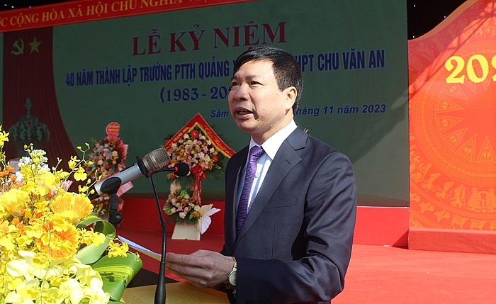 Trường THPT Chu Văn An Thanh Hóa kỷ niệm 40 năm thành lập trường