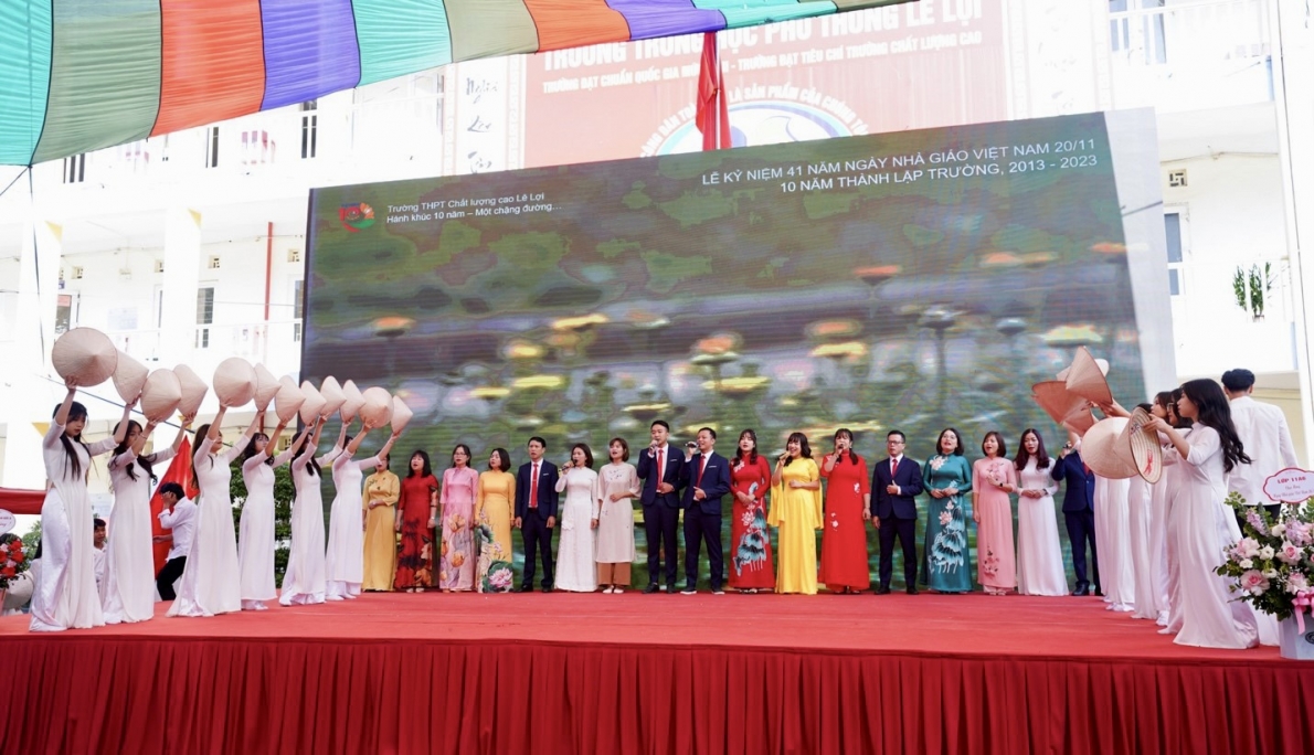 Mốc son lịch sử 10 năm thành lập Trường THPT Chất lượng cao Lê Lợi