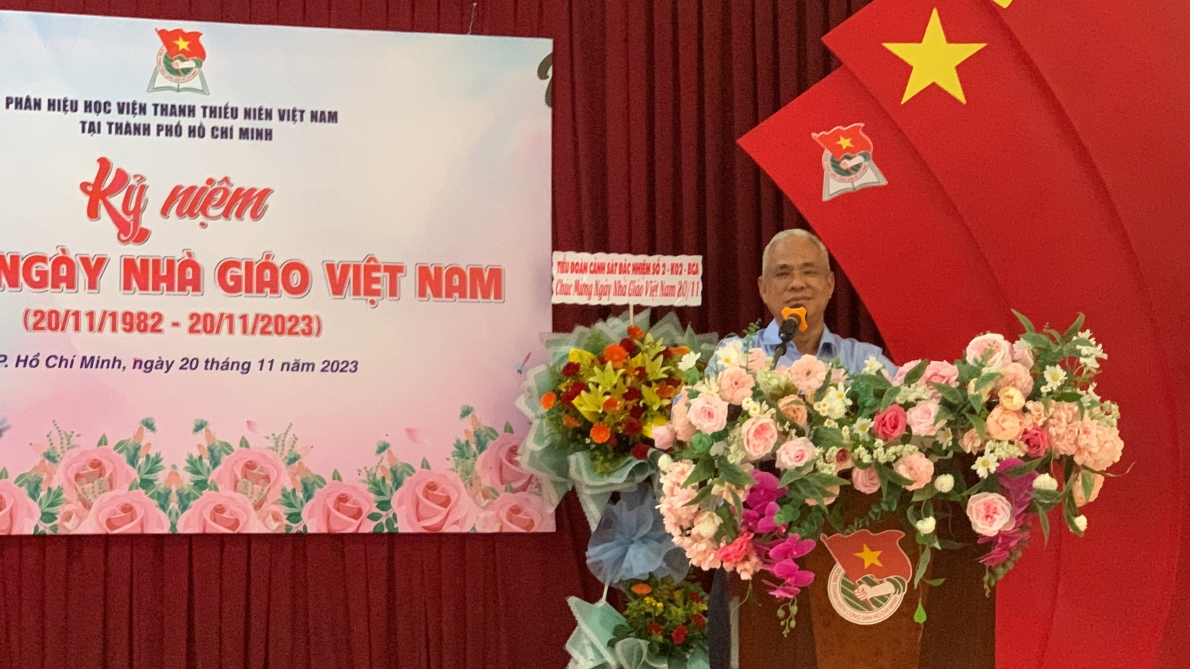 Học viện Thanh thiếu niên Việt Nam Phân viện miền Nam: Họp mặt kỷ niệm 41 năm ngày  Nhà giáo Việt Nam