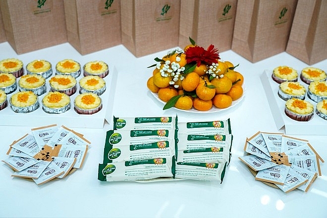 Một số sản phẩm đặc sắc của liên minh: Tinh bột kháng và canxi hữu cơ tinh khiết làm từ vỏ trứng gà