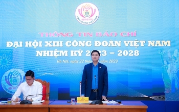 Đại hội XIII Công đoàn Việt Nam diễn ra từ ngày 1 - 3/12/2023