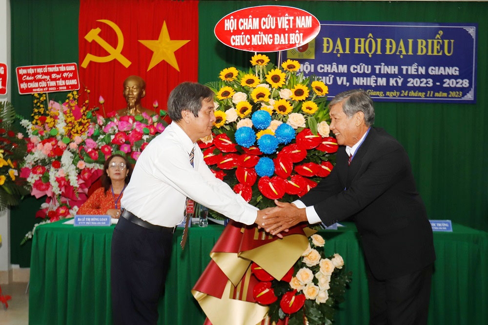 Hội Châm cứu tỉnh Tiền Giang tổ chức thành công Đại hội đại biểu lần thứ VI nhiệm kỳ 2023 - 2028