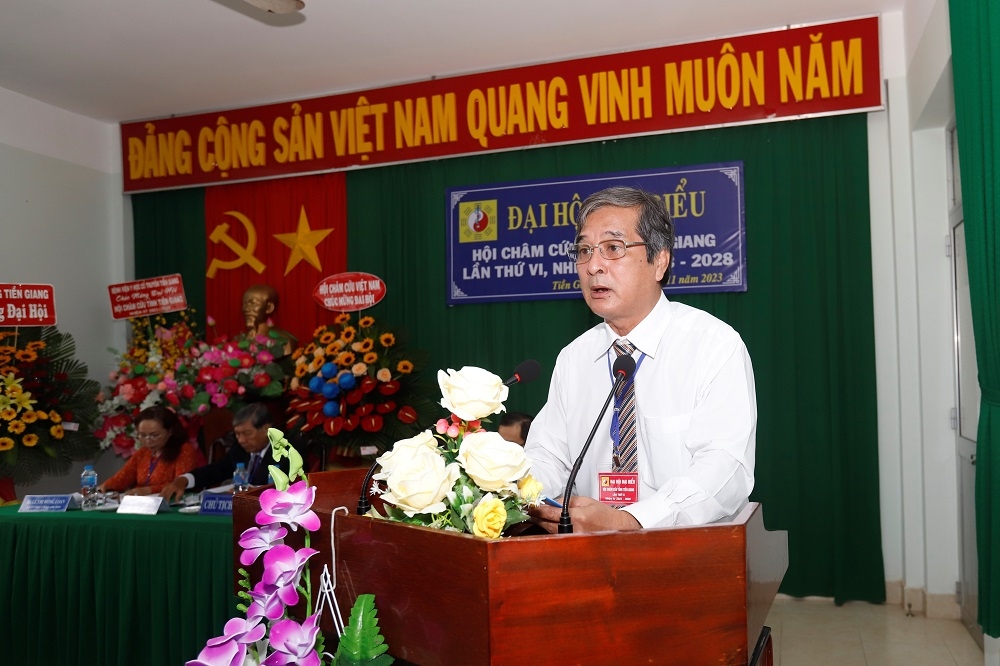 Hội Châm cứu tỉnh Tiền Giang tổ chức thành công Đại hội đại biểu lần thứ VI nhiệm kỳ 2023 - 2028