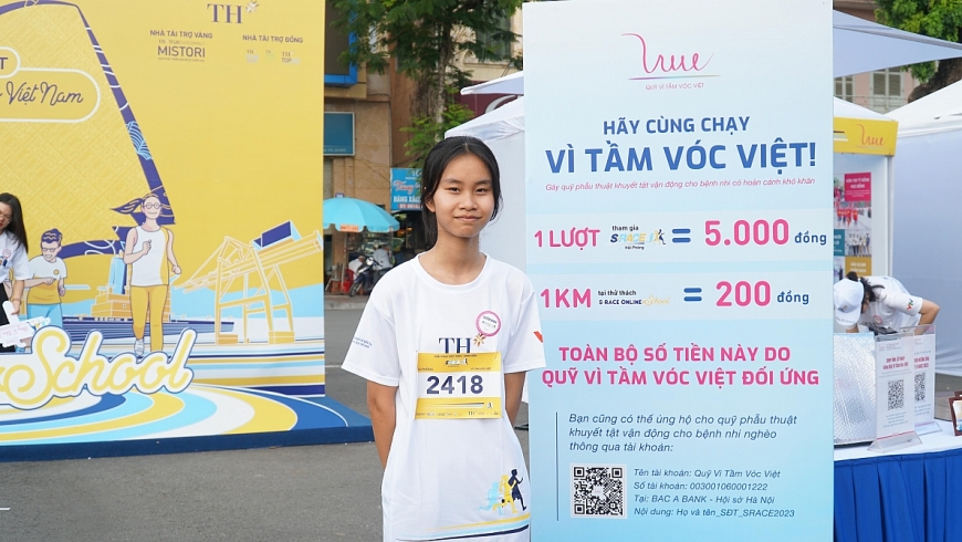 VSF sẽ đóng góp cho quỹ phẫu thuật vận động tương ứng với số VĐV chạy trực tiếp và số km tại giải S-Race Online x School
