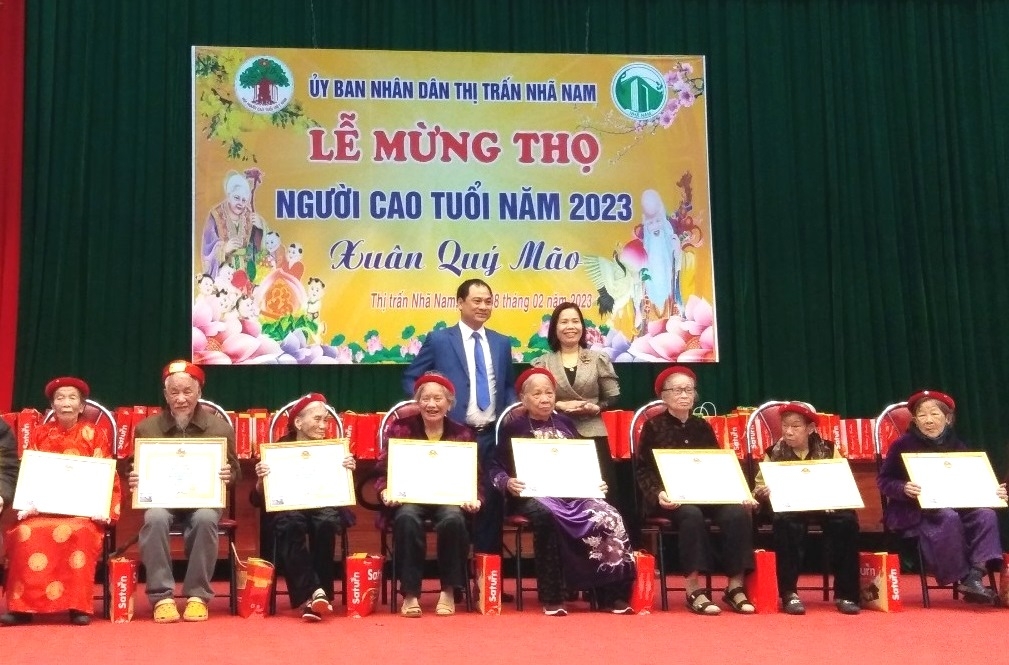 Mừng thọ NCT huyện Tân Yên, tỉnh Bắc Giang năm 2023