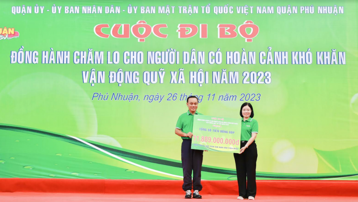 Quận Phú Nhuận, TP Hồ Chí Minh: Tổ chức cuộc đi bộ chăm lo cho người có hoàn cảnh khó khăn