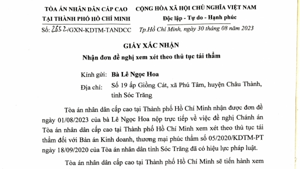 Người cao tuổi phản ánh dấu hiệu xét xử chưa khách quan và thi hành án trái luật!