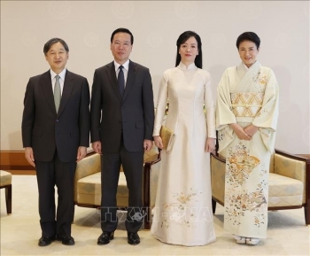Chủ tịch nước Võ Văn Thưởng hội kiến Nhà vua Nhật Bản Naruhito