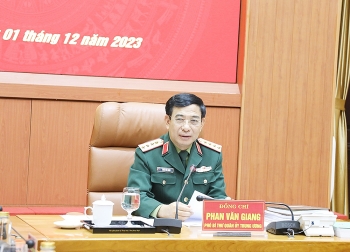 Đại tướng Phan Văn Giang chủ trì  Hội nghị Thường vụ Quân ủy Trung ương