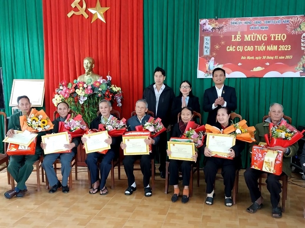 Mừng thọ NCT huyện Đắk Mil, tỉnh Đắk Nông