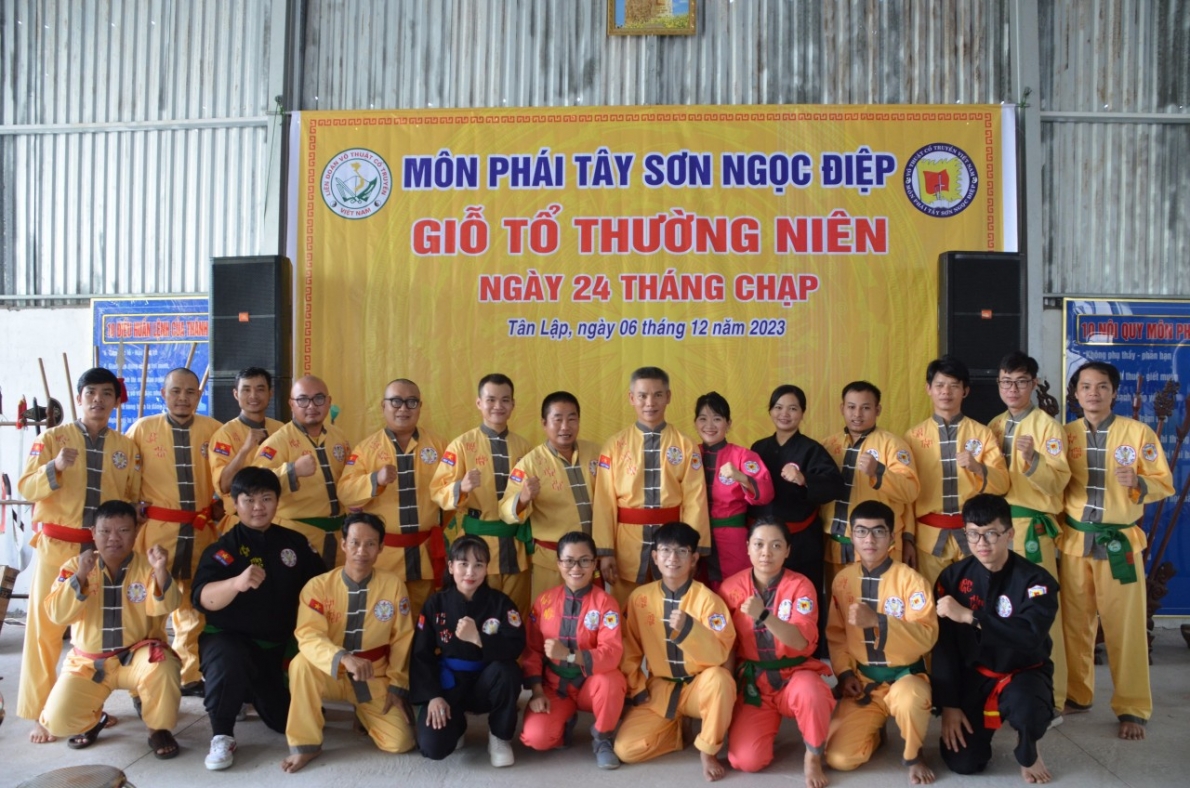 Sau hơn 24 năm hoạt động, môn phái Tây sơn Ngọc Điệp không ngừng phát triển.