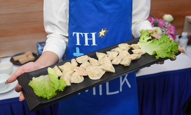 Sủi cảo trong bộ sản phẩm TH true FOOD bếp Việt – Người nội trợ tử tế (ảnh Việt Hùng).
