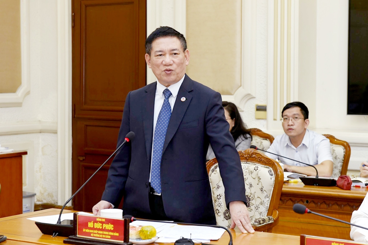 Bộ Tài chính luôn đồng hành cùng TP Hồ Chí Minh để có bước đi nhanh, đột phá, nhưng phải chặt chẽ.