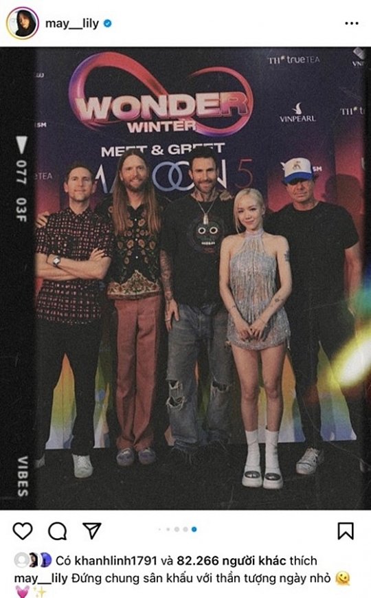 Maroon 5 liên tục “khoe ảnh” về “thành phố không ngủ” Grand World