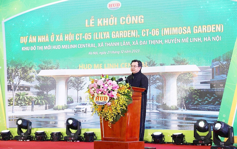 Khởi công Dự án Nhà ở xã hội CT-05 và CT-06 Khu đô thị mới Thanh Lâm - Đại Thịnh 2