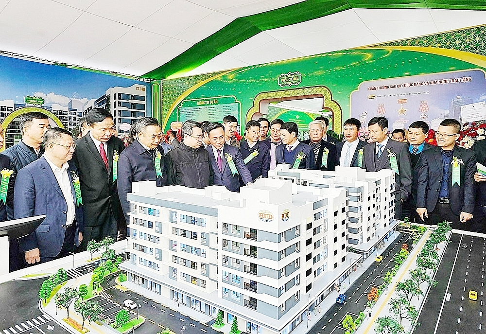 Khởi công Dự án Nhà ở xã hội CT-05 và CT-06 Khu đô thị mới Thanh Lâm - Đại Thịnh 2