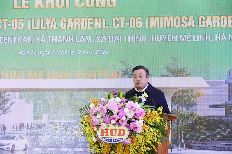 Khởi công Dự án Nhà ở xã hội CT-05 và CT-06 Khu đô thị mới Thanh Lâm - Đại Thịnh 2