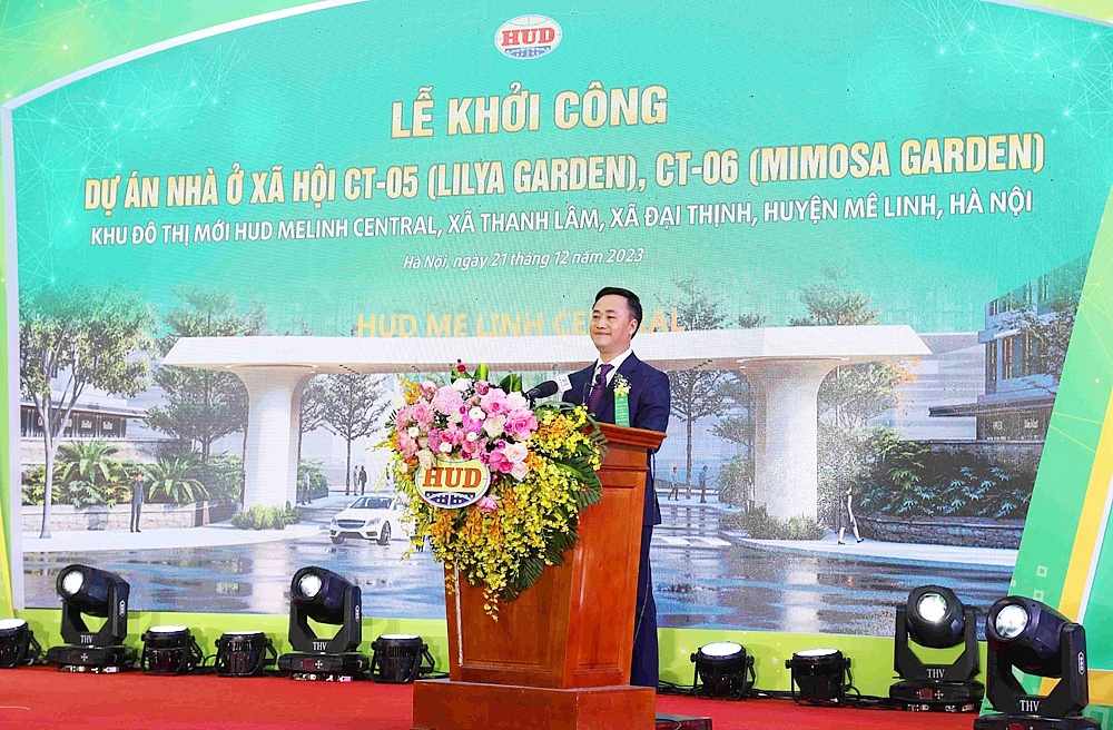 Khởi công Dự án Nhà ở xã hội CT-05 và CT-06 Khu đô thị mới Thanh Lâm - Đại Thịnh 2