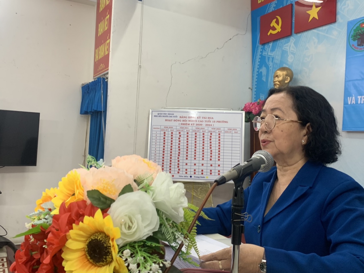 Hội NCT quận Phú Nhuận: Đạt nhiều kết quả tích cực thúc đẩy hoạt động trong năm tới