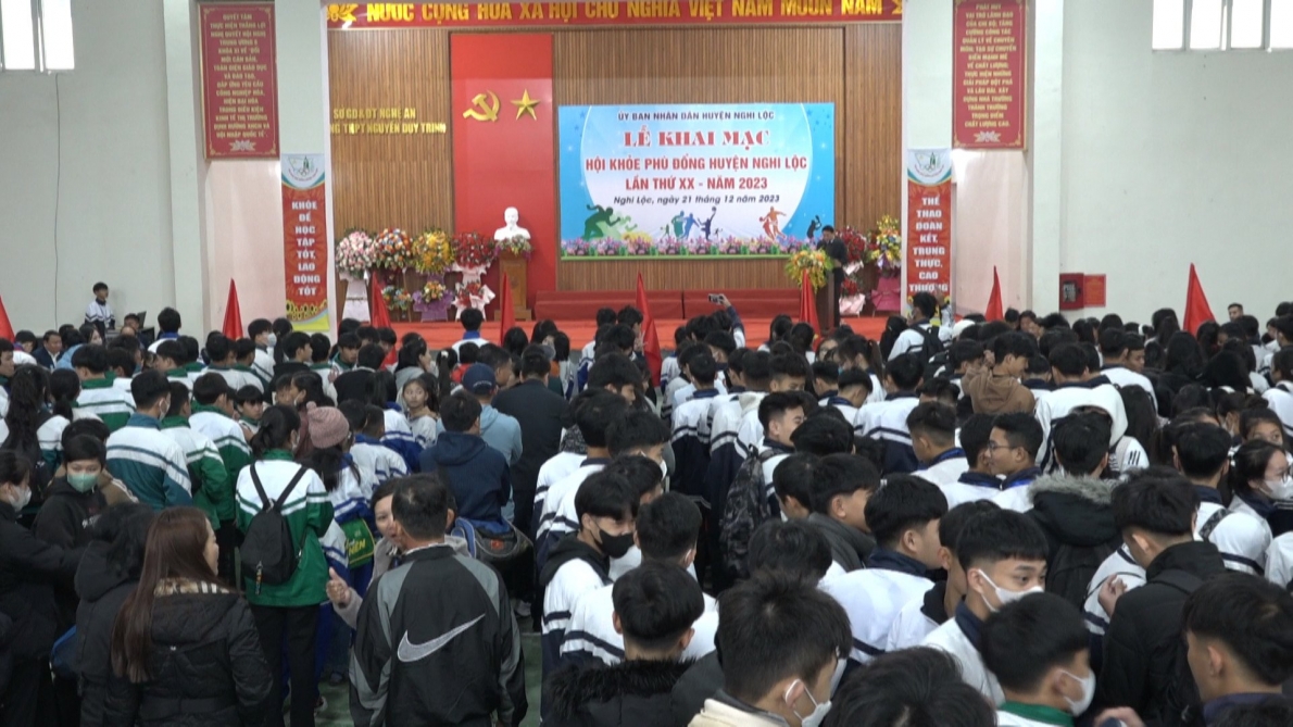 Khai mạc Hội khỏe Phù Đổng huyện Nghi Lộc lần thứ XX năm 2023